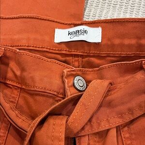Size 4/27 Kenzie Orange Cotton pants